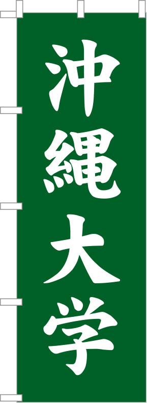 沖縄大学 のぼり 修正原稿イメージ