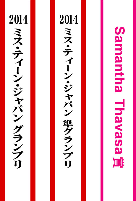 2014ミスティーン たすき 原稿