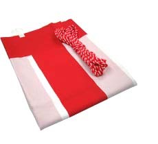 紅白幕(70cm*5間、ポリエステル)
