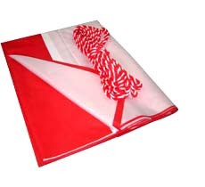 紅白幕(120cm*3間、ポリエステル)